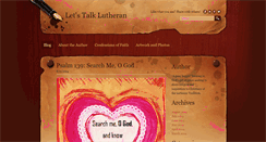 Desktop Screenshot of letstalklutheran.com
